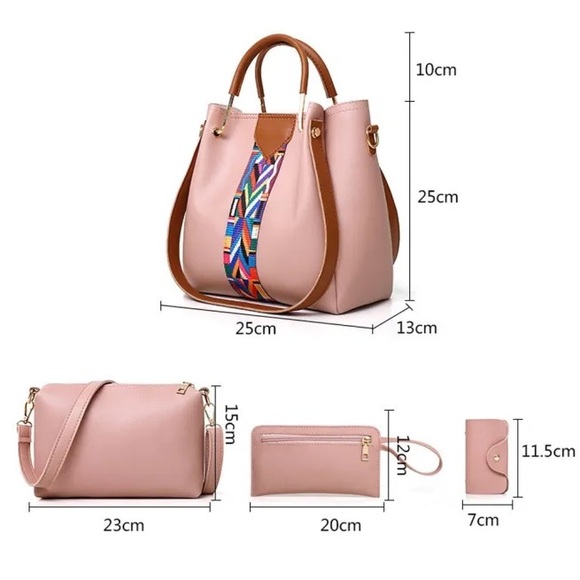 4 pc Chic Handbag Set - Picture 2 of 8